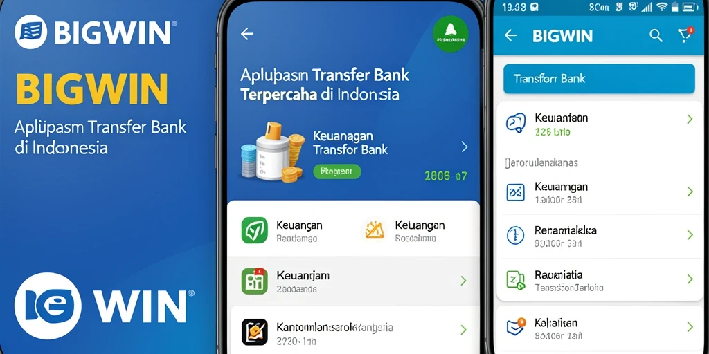 Tampilan antarmuka pengguna BIGWIN yang modern dan fungsional.