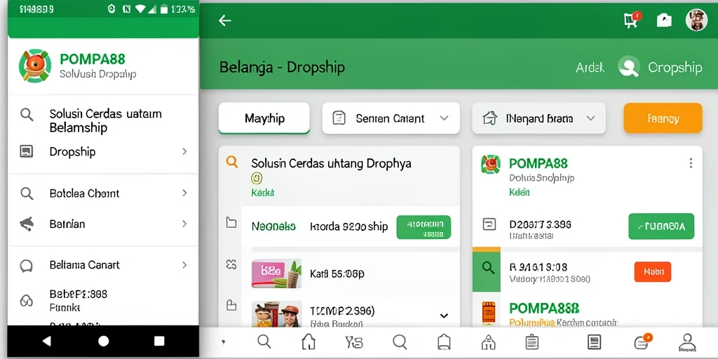 Tampilan antarmuka POMPA88 yang user-friendly dan fungsional.