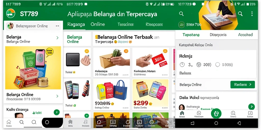 Antarmuka pengguna ST789 yang intuitif dan mudah digunakan.