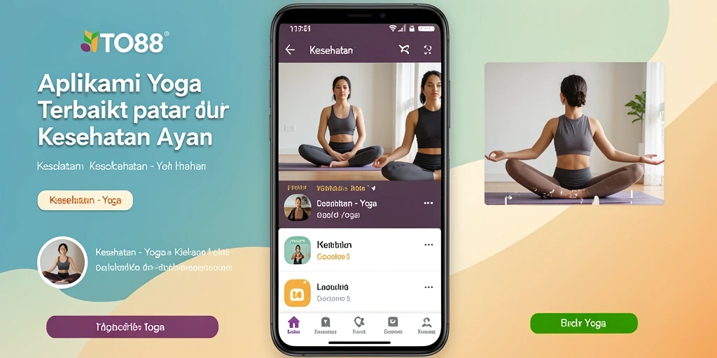 Antarmuka TO88 menampilkan sesi yoga interaktif yang menarik dan informatif.