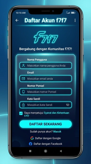 Buat Akun Baru f7f7 untuk Android Indonesia